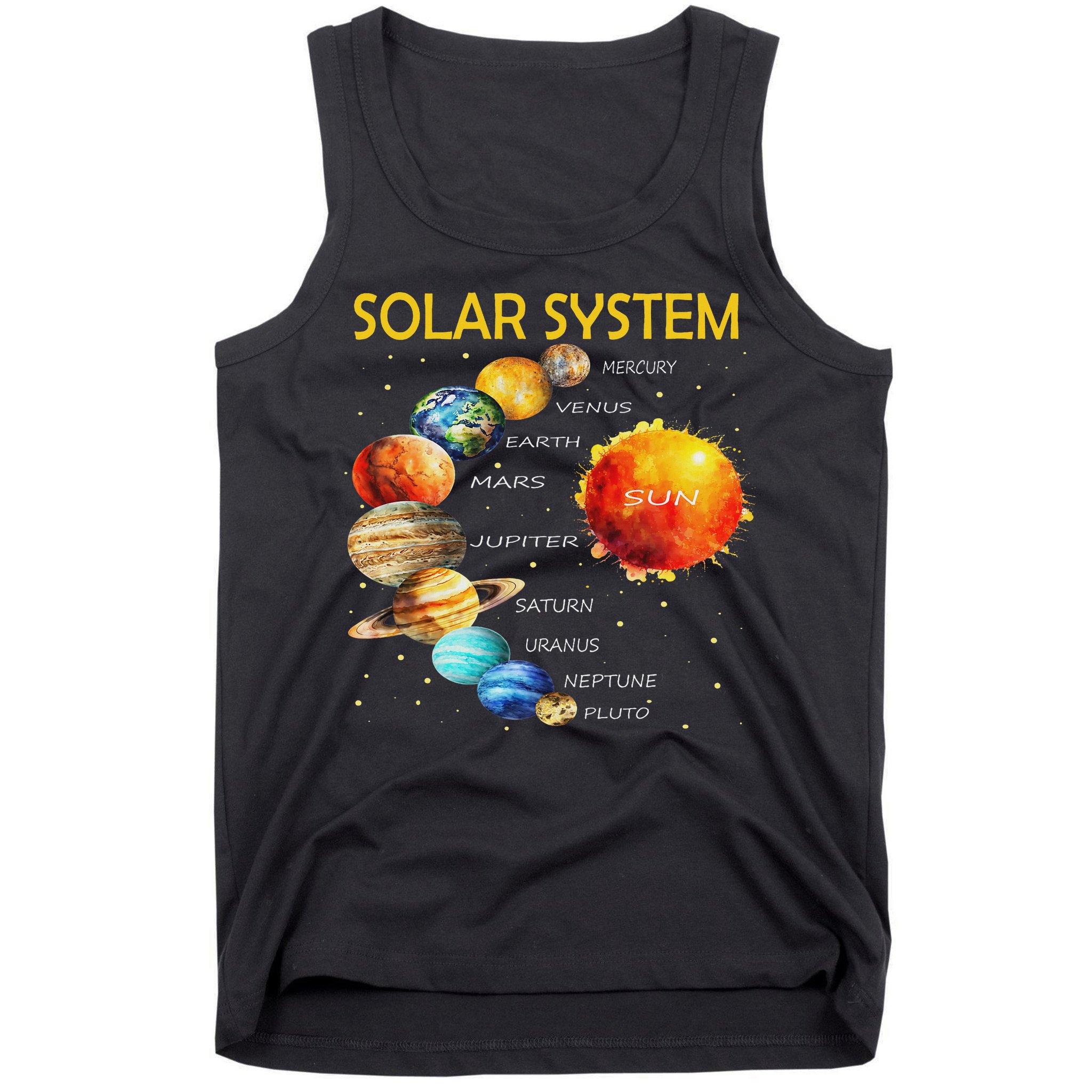 Cute Planets Of The Solar System  Tank Top
