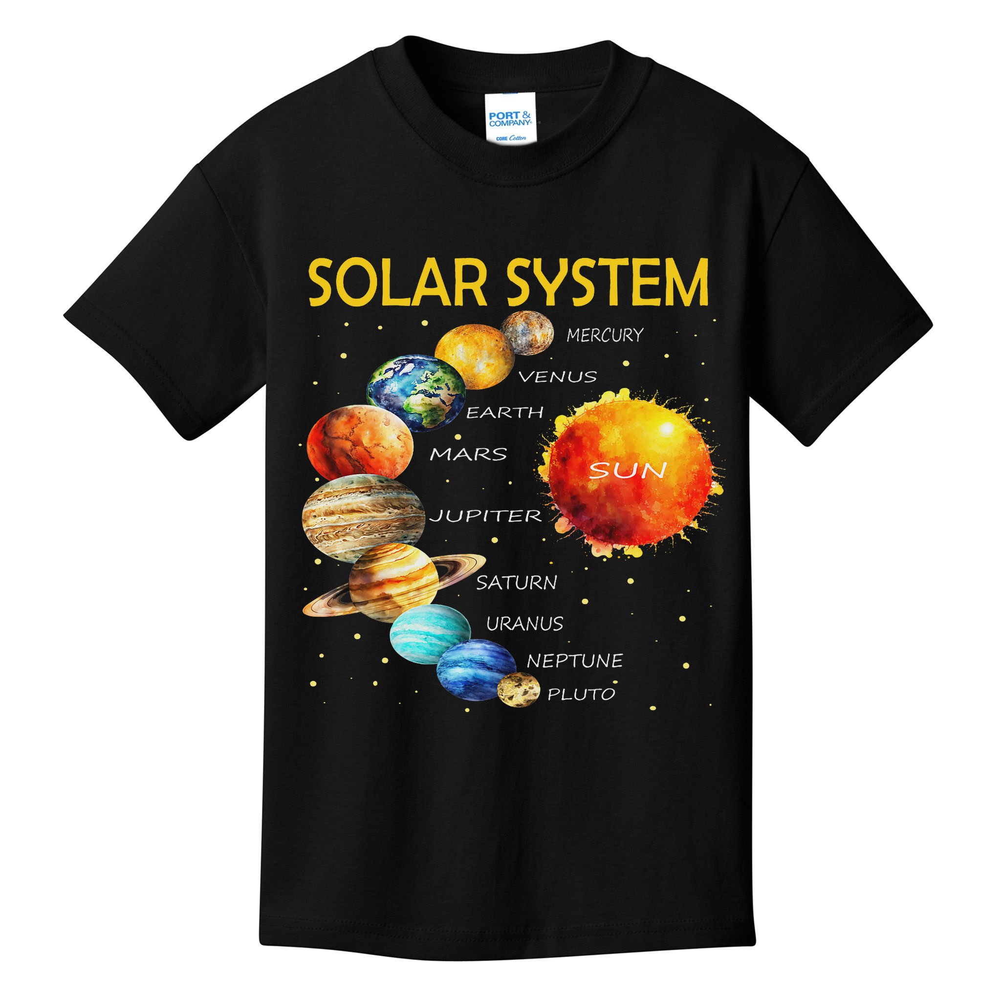 Cute Planets Of The Solar System  Kids T-Shirt