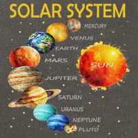 Cute Planets Of The Solar System  Cotton Canvas Backpack