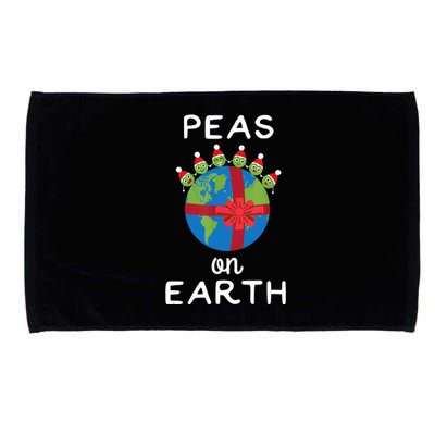 Christmas Peas On Earth World Peace Pea Design T Microfiber Hand Towel