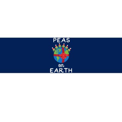 Christmas Peas On Earth World Peace Pea Design T Bumper Sticker