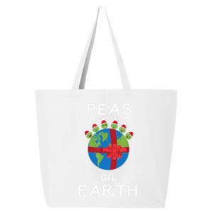 Christmas Peas On Earth World Peace Pea Design T 25L Jumbo Tote