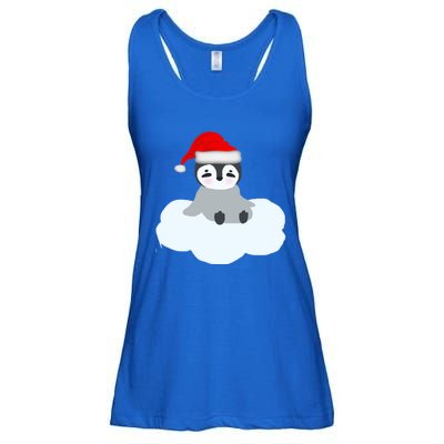 Christmas Penguin On Cloud Nine Meaningful Gift Ladies Essential Flowy Tank