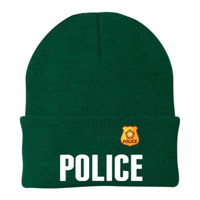 Cop Policeman Officer Halloween Costume Knit Cap Winter Beanie