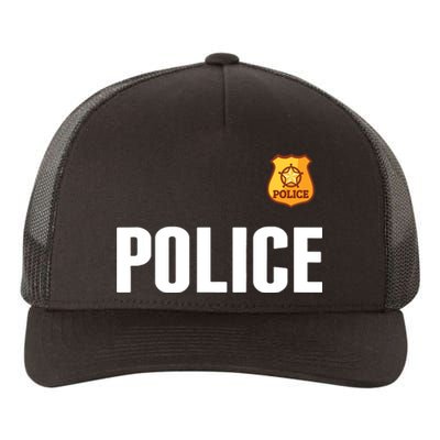 Cop Policeman Officer Halloween Costume Yupoong Adult 5-Panel Trucker Hat