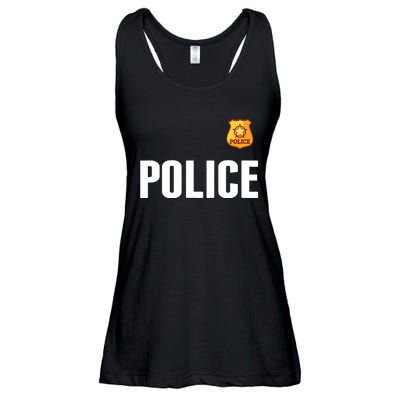 Cop Policeman Officer Halloween Costume Ladies Essential Flowy Tank