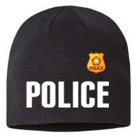 Cop Policeman Officer Halloween Costume Sustainable Beanie