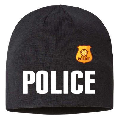 Cop Policeman Officer Halloween Costume Sustainable Beanie