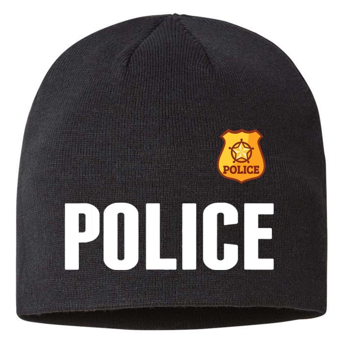 Cop Policeman Officer Halloween Costume Sustainable Beanie