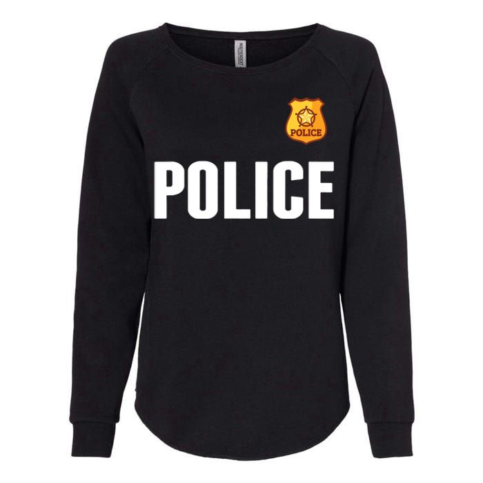 Cop Policeman Officer Halloween Costume Womens California Wash Sweatshirt