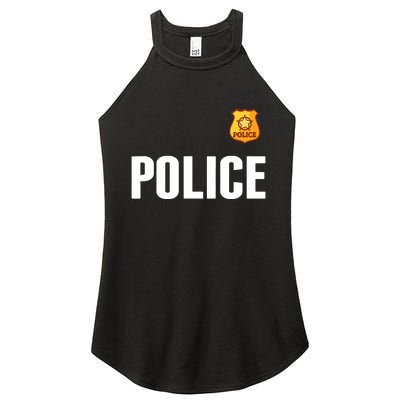 Cop Policeman Officer Halloween Costume Women's Perfect Tri Rocker Tank