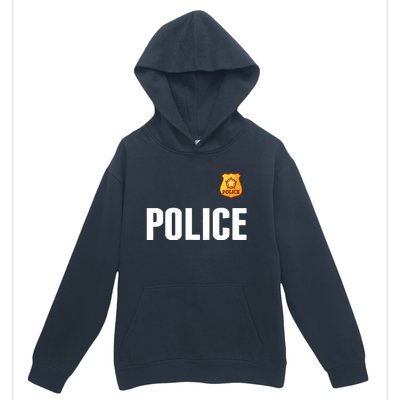 Cop Policeman Officer Halloween Costume Urban Pullover Hoodie