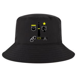 Cool Police Officer Costume Cop Policeman Cool Comfort Performance Bucket Hat