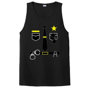 Cool Police Officer Costume Cop Policeman PosiCharge Competitor Tank