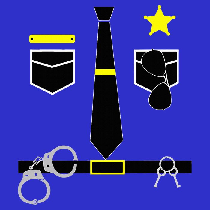 Cool Police Officer Costume Cop Policeman Tall T-Shirt