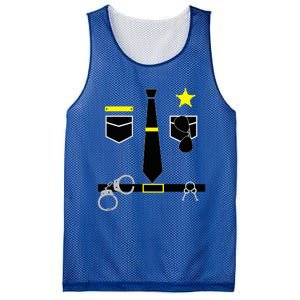 Cool Police Officer Costume Cop Policeman Mesh Reversible Basketball Jersey Tank