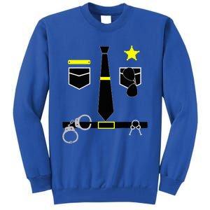 Cool Police Officer Costume Cop Policeman Tall Sweatshirt