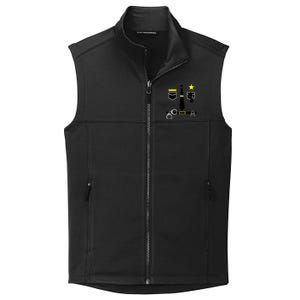 Cool Police Officer Costume Cop Policeman Collective Smooth Fleece Vest