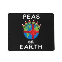 Christmas Peas On Earth World Peace Pea Design TShirt Mousepad