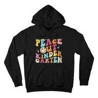 Cute Peace Out Kindergarten, Funny Last Day Of School Hoodie