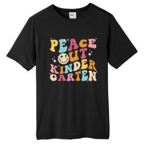 Cute Peace Out Kindergarten, Funny Last Day Of School Tall Fusion ChromaSoft Performance T-Shirt