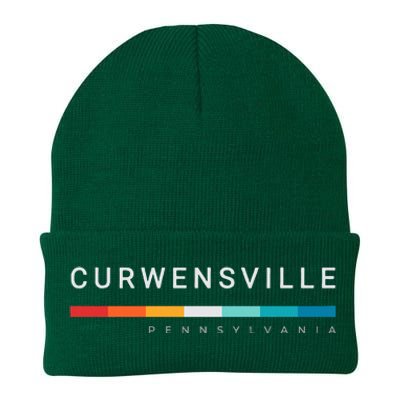 Curwensville Pa Pennsylvania Knit Cap Winter Beanie