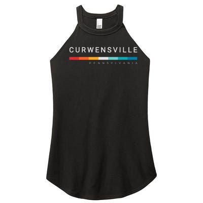 Curwensville Pa Pennsylvania Women’s Perfect Tri Rocker Tank