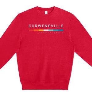 Curwensville Pa Pennsylvania Premium Crewneck Sweatshirt