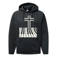 Christian Piano Player Piano Teacher Keyboard Performance Fleece Hoodie