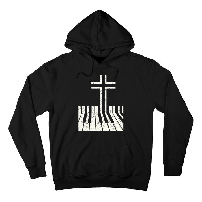 Christian Piano Player Piano Teacher Keyboard Hoodie