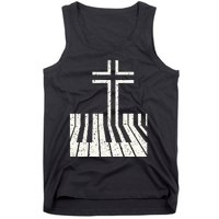 Christian Piano Player Piano Teacher Keyboard Tank Top