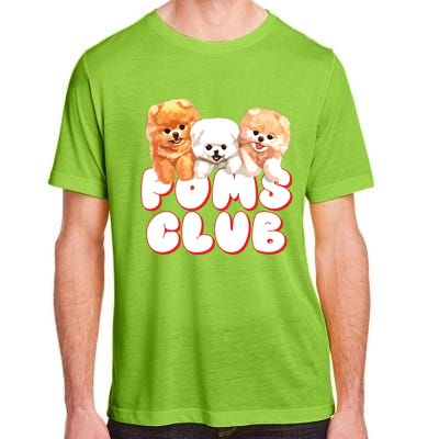 Cute Pomeranian Puppy Poms Club Baby Dog Adult ChromaSoft Performance T-Shirt