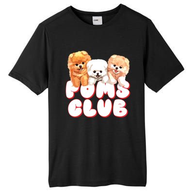 Cute Pomeranian Puppy Poms Club Baby Dog Tall Fusion ChromaSoft Performance T-Shirt