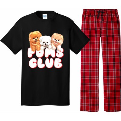 Cute Pomeranian Puppy Poms Club Baby Dog Pajama Set