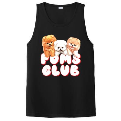 Cute Pomeranian Puppy Poms Club Baby Dog PosiCharge Competitor Tank