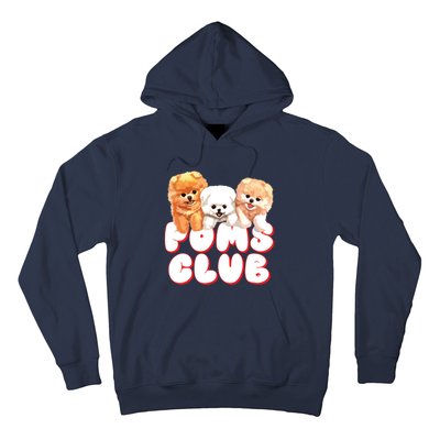 Cute Pomeranian Puppy Poms Club Baby Dog Hoodie