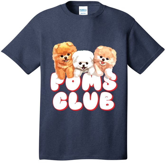 Cute Pomeranian Puppy Poms Club Baby Dog T-Shirt