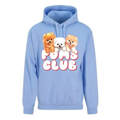 Cute Pomeranian Puppy Poms Club Baby Dog Unisex Surf Hoodie