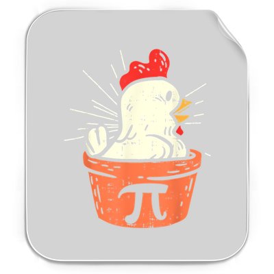 Chicken Pot Pi Day Pie Math Lover Geek Gift 3.14 Permanent Decal Sticker