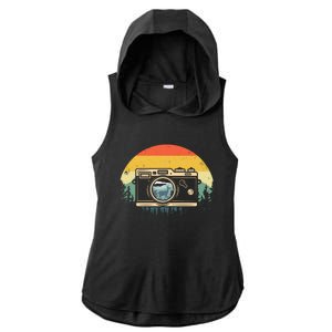 Cool Photography Photographer Camera Lover Gift Ladies PosiCharge Tri-Blend Wicking Draft Hoodie Tank