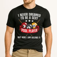 Cool Pool Player Design For Men Women Pool Billiards Player Performance Shirt