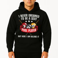 Cool Pool Player Design For Men Women Pool Billiards Player Hoodie