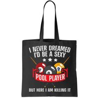 Cool Pool Player Design For Men Women Pool Billiards Player Bag