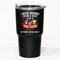 Cool Pool Player Design For Men Women Pool Billiards Player Tumbler