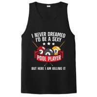 Cool Pool Player Design For Men Women Pool Billiards Player PosiCharge Competitor Tank