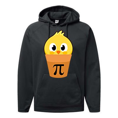 Chicken Pot Pi Math Lover And Pi Day Pie Funny Academic Meaningful Gift Performance Fleece Hoodie