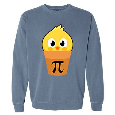 Chicken Pot Pi Math Lover And Pi Day Pie Funny Academic Meaningful Gift Garment-Dyed Sweatshirt