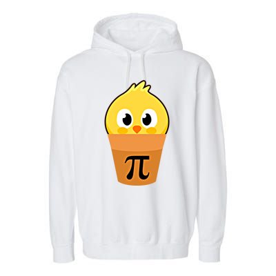 Chicken Pot Pi Math Lover And Pi Day Pie Funny Academic Meaningful Gift Garment-Dyed Fleece Hoodie