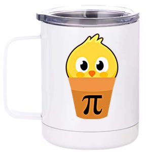 Chicken Pot Pi Math Lover And Pi Day Pie Funny Academic Meaningful Gift 12 oz Stainless Steel Tumbler Cup