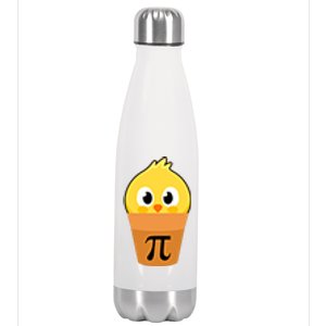 Chicken Pot Pi Math Lover And Pi Day Pie Funny Academic Meaningful Gift Stainless Steel Insulated Water Bottle